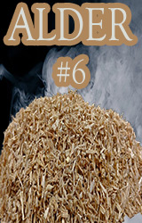 Alder Minuto®- no 6 is a smoker wood chip ranging in sizes ge 3mm and le 4mm.&nbsp; What a great wood for smoking fish and delicate foods!