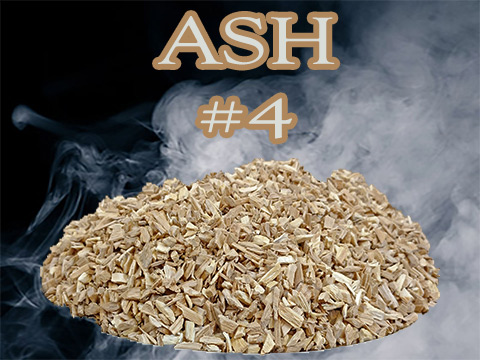 Ash Minuto®&nbsp; no 4 is light in color, ranging in sizes ge 4 mm and le 5mm. This smoker wood chip provides a great “Mediterranean smoky flavor”.