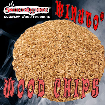 Our Minuto® smoker wood chips are “diced” into regular shapes!&nbsp; Making them perfectly sized smoker wood&nbsp; chips for all Commercial smokehouses.