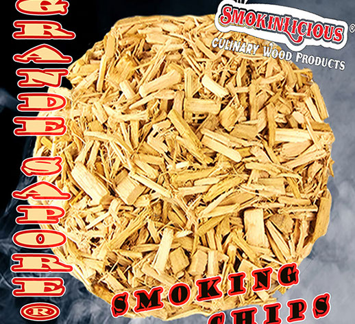 Grande Sapore wood chips are “crushed” not diced which produces their irregular shapes.&nbsp; The different shapes allow for the&nbsp; time releasing of t