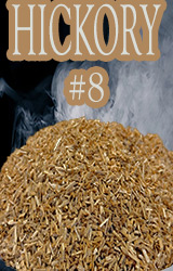 Our Hickory Minuto® no 8 dices into pieces ranging from ge 2mm and le 3mm.&nbsp; The Hickory species produces a nice smoker wood chip in this size.