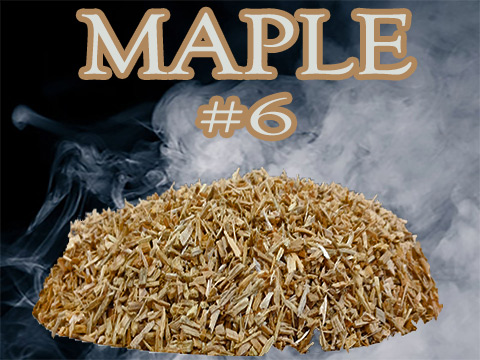 Our Maple Minuto®&nbsp; no 6 dices into pieces ranging from ge 3 mm and le 4 mm. Produces a very mild and sweet smoke!&nbsp; Great for fish and poultry!