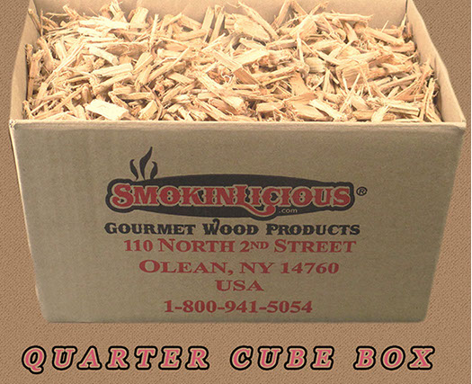 Small Grande Sapore® is a quarter cube box&nbsp; with our Pristine smoker wood Chips cut from the heartwood of the tree .&nbsp; The weekender package!