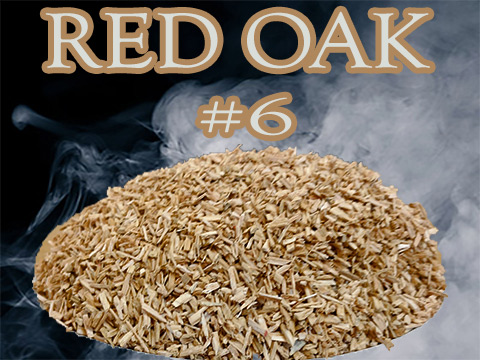 Our Red Oak Minuto® no 6 are beefy pieces ranging from ge 3 mm and le 4 mm. Red Oak provides&nbsp; a nice smoky flavor between too mild and strong!