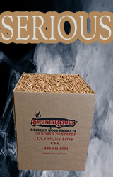 Our Minuto® serious box is a cubic foot of great smoker wood chips for the “serious” smoker!&nbsp;&nbsp; This is a lot of great smoky flavor! 