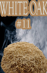 Our White Oak Piccolo® no 11 dices into pieces ranging from ge .5mm and le 1mm. These little smoker wood pieces pack great smoke production!